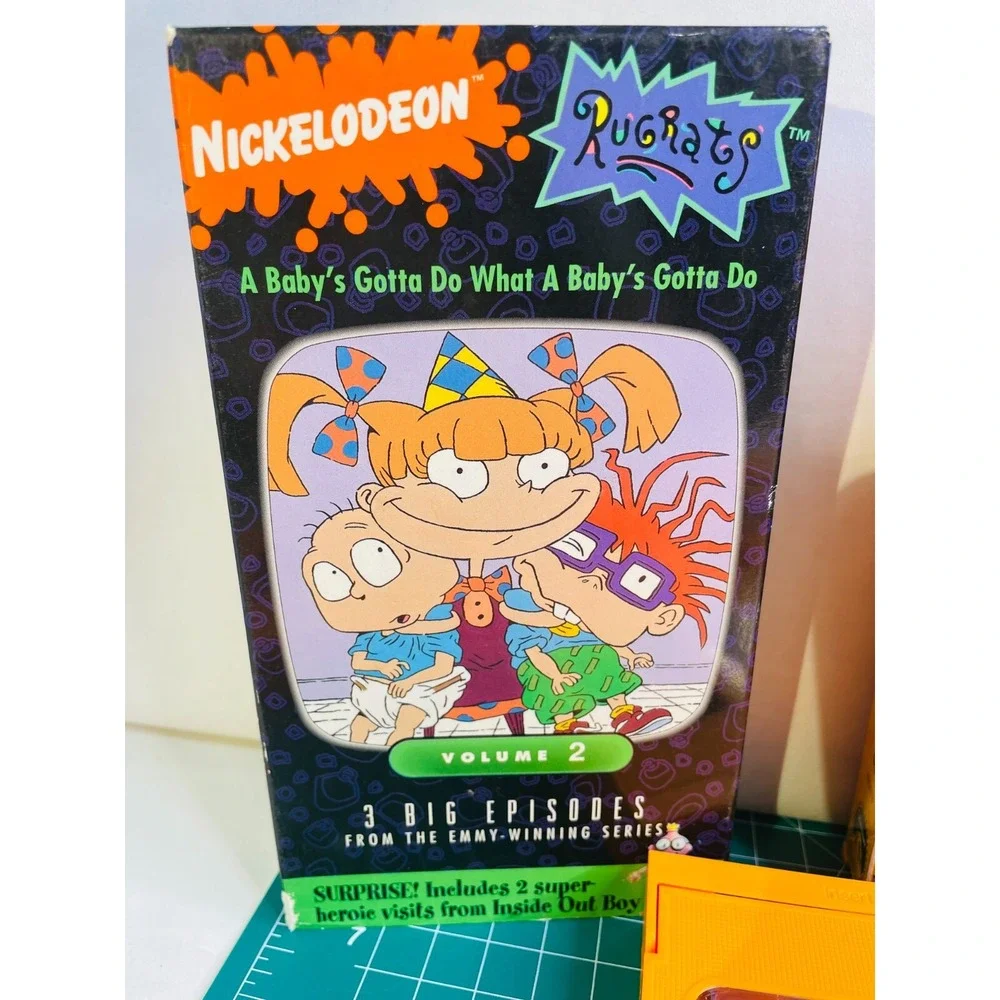 Nickelodeon Rugrats Volume 2 Santa Christmas Decade in Diampers VHS 2002 Tested